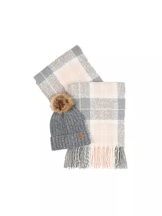 BARBOUR | Geschenkset Beanie und Schal SALTBURN | 